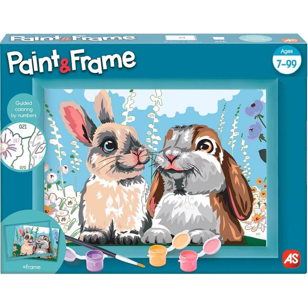 Picteaza si inrameaza: Iepurasii draguti