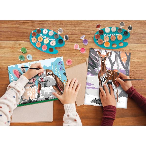 Picteaza si inrameaza: Iepurasii draguti