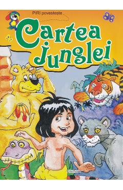 Coperta cărții 'Piri povestește: Cartea junglei'