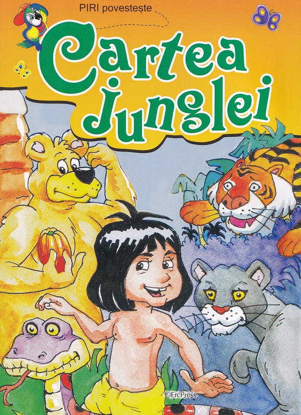 Coperta cărții 'Piri povestește: Cartea junglei'