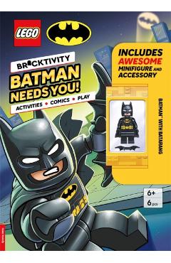 LEGO® DC Super Heroes™: Batman Needs You (with Batman minifigure and Batarang) -