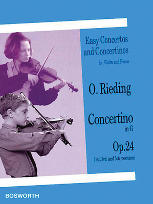 Coperta cărții 'Concertino in G, Op. 24: Easy Concertos and Concertinos Series for Violin and Piano - Oscar Rieding'