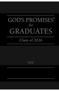 Coperta cărții 'God's Promises for Graduates: Class of 2026 - Black NIV: New International Version - Jack Countryman'