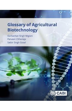 Coperta cărții 'Glossary of Agricultural Biotechnology - Gurbachan Singh Miglani'