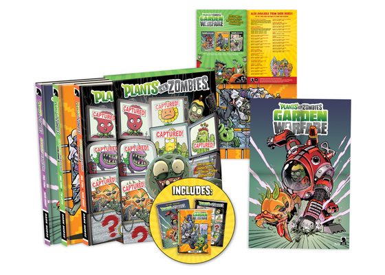 Coperta cărții 'Plants vs. Zombies: The Garden Warfare Trilogy Boxed Set - Paul Tobin'