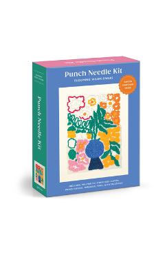 Coperta cărții 'Blooming Wildflowers Punch Needle Kit - Liv Lee'