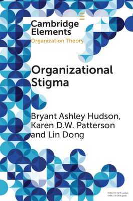 Coperta cărții 'Organizational Stigma - Bryant Ashley Hudson'