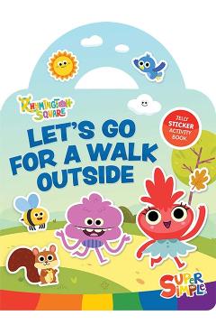 Coperta cărții 'Super Simple Rhymington Square Let's Go for a Walk Outside Jelly Sticker Playset (Includes 23 Reusable Stickers!) -'