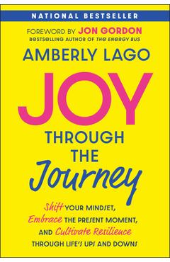 Coperta cărții 'Joy Through the Journey: Shift Your Mindset, Embrace the Present Moment, and Cultivate Resilience Through Life's Ups'