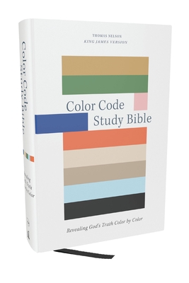 Coperta cărții 'Color Code Study Bible, Revealing God's Truth Color by Color (Kjv, Hardcover, Red Letter) -'