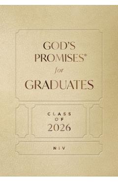 Coperta cărții 'God's Promises for Graduates: Class of 2026 - Gold NIV: New International Version - Jack Countryman'