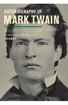 Coperta cărții 'Autobiography of Mark Twain, Volume 2: The Complete and Authoritative Edition Volume 11 - Mark Twain'