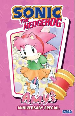 Coperta cărții 'Sonic the Hedgehog: Amy's 30th Anniversary - Ian Flynn'
