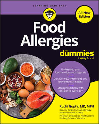 Coperta cărții 'Food Allergies for Dummies, All New Edition - Ruchi Gupta'