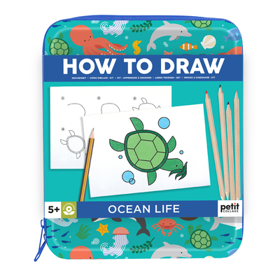 Coperta cărții 'How to Draw Ocean Life -'