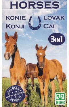 Poza produsului Joc de carti 3 in 1: Horses