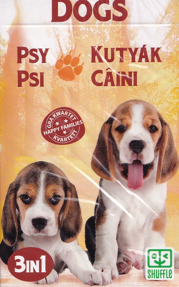 Joc de carti 3 in 1: Dogs