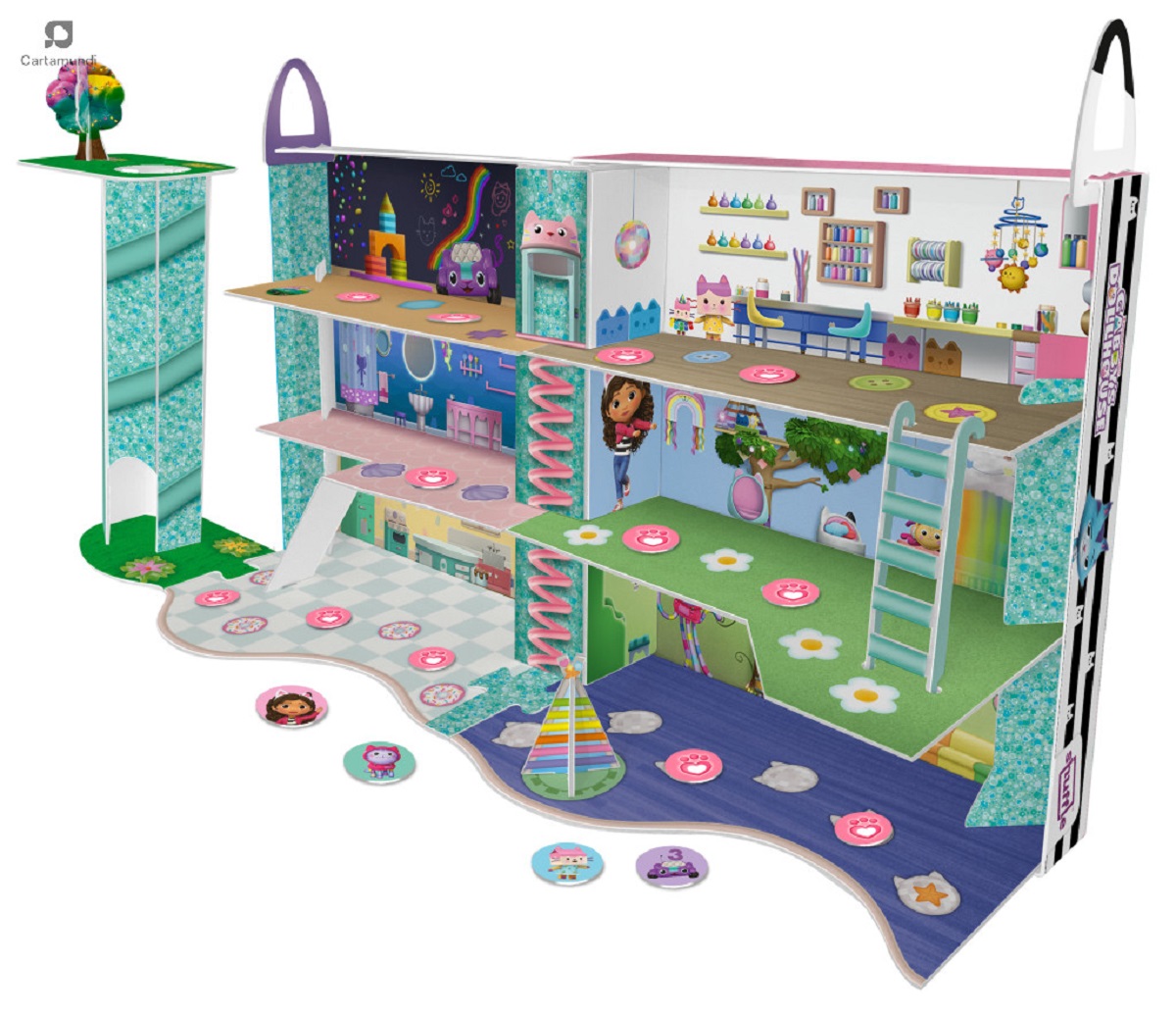 Casa de papusi cu pisici. Gabby's Dollhouse