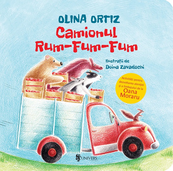 Coperta cărții 'Camionul rum-fum-fum - Olina Ortiz'