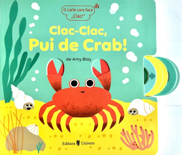 Coperta cărții 'Clac-clac, pui de crab! - Amy Blay'