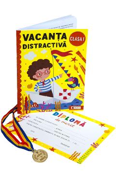 Poza produsului Pachet: Vacanta distractiva + Diploma + Medalie - Clasa 1 - Aurelia Seulean, Marioara Minculescu, Elena Oltean