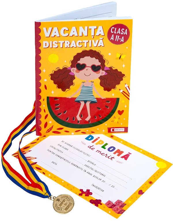 Pachet: Vacanta distractiva + Diploma + Medalie - Clasa 2 - Aurelia Seulean, Marioara Minculescu, Elena Oltean