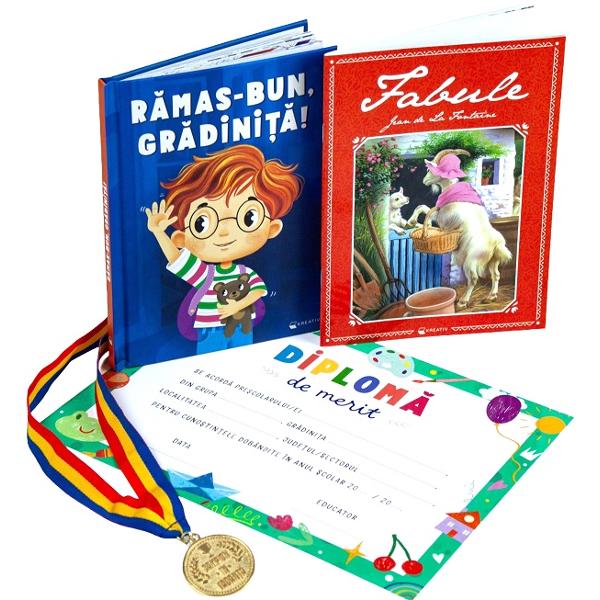 Pachet: Ramas-bun, gradinita! Fabule + Diploma + Medalie