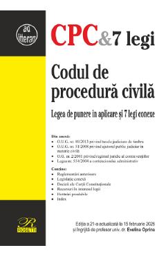 Poza produsului Codul de procedura civila Ed.21 Act.15 Februarie 2026
