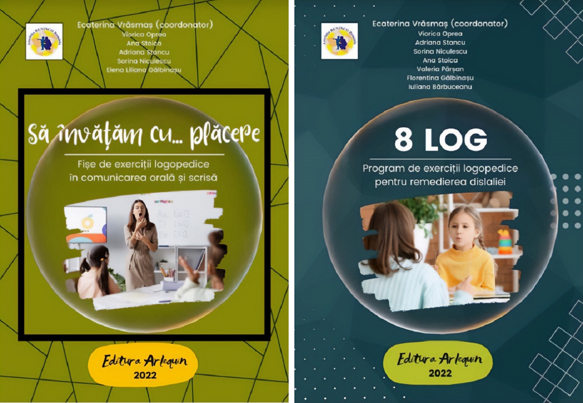Coperta cărții 'Pachet 2 cărți: Exerciții logopedice - Ecaterina Vrășmaș'