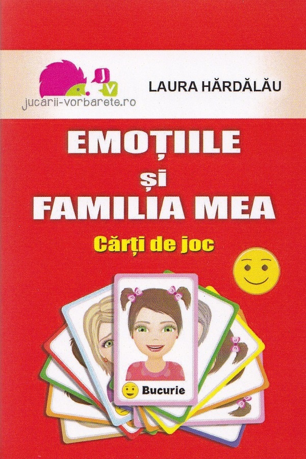 Coperta cărții 'Emoții și cuvinte: Jocuri și activități pentru copiii cu autism - Laura Hărdălău, Loredana Bejan'
