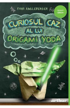 Coperta cărții 'Curiosul caz al lui Origami Yoda - Tom Angleberger'
