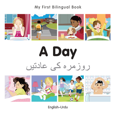 Coperta cărții 'My First Bilingual Book-A Day (English-Urdu) -'
