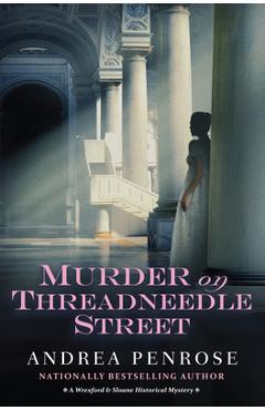 Coperta cărții 'Murder on Threadneedle Street - Andrea Penrose'