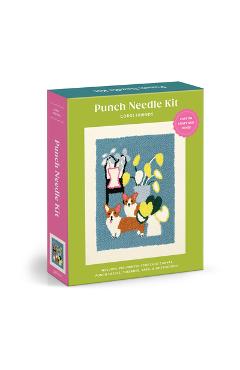Coperta cărții 'Corgi Friends Punch Needle Kit -'