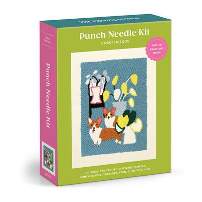 Coperta cărții 'Corgi Friends Punch Needle Kit -'