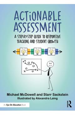 Coperta cărții 'Actionable Assessment: A Step-by-Step Guide to Responsive Teaching and Student Growth - Michael Mcdowell'