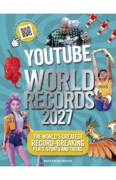Coperta cărții 'Youtube World Records 2027: The Internet's Greatest Record-Breaking Feats - Adrian Besley'