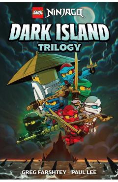 Coperta cărții 'Lego Ninjago: Dark Island Trilogy - Greg Farshtey'