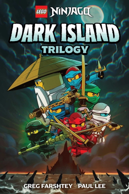 Coperta cărții 'Lego Ninjago: Dark Island Trilogy - Greg Farshtey'