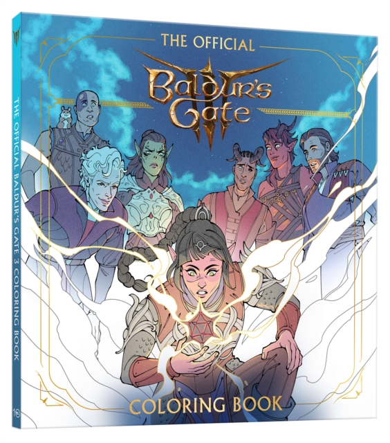Coperta cărții 'The Official Baldur's Gate 3 Coloring Book -'
