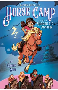 Coperta cărții 'Horse Camp: A Horse Girl Mystery - Carrie Seim'