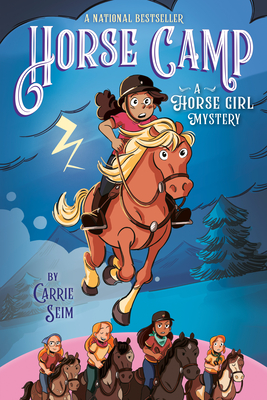 Coperta cărții 'Horse Camp: A Horse Girl Mystery - Carrie Seim'