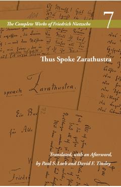 Coperta cărții 'Thus Spoke Zarathustra: Volume 7 - Friedrich Nietzsche'
