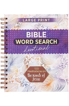 100 Meditations on the Words of Jesus: Word Search Devotional -