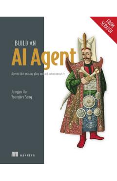 Coperta cărții 'Build an AI Agent (from Scratch) - Jungjun Hur'