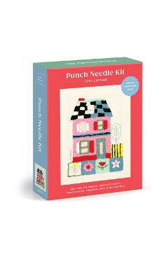 Coperta cărții 'Cozy Cottage Punch Needle Kit -'