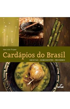 Coperta cărții 'Cardápios do Brasil - Ana Luiza Trajano'