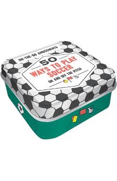 Coperta cărții 'On-The-Go Amusements: 50 Ways to Play Soccer: On and Off the Pitch - Chronicle Chronicle Books'