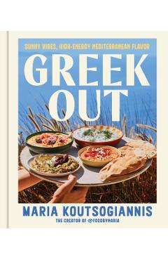 Coperta cărții 'Eat Greek - Maria Koutsogiannis'