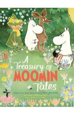 Coperta cărții 'A Treasury of Moomin Tales - Tove Jansson'